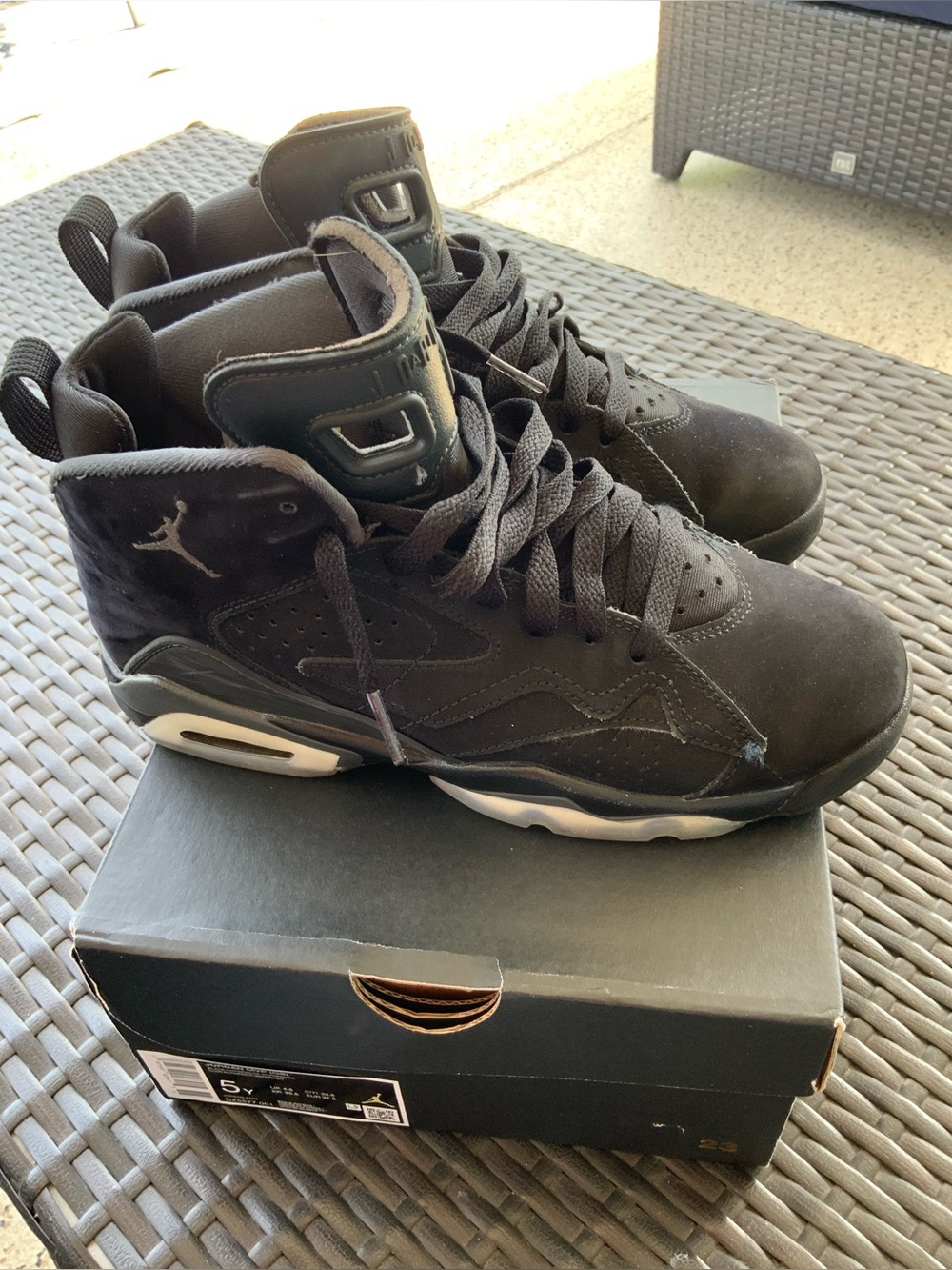 Gently worn Jordan MVP sneakers